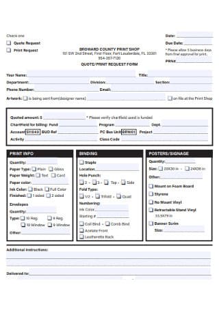Office Form Printing